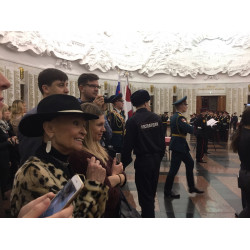 Юные кадеты приняли присягу в Музее Победы