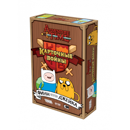Настольная игра HOBBY WORLD 1618 Время приключений. Карточные войны: Финн против Джейка