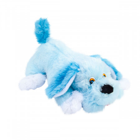 Мягкая игрушка Собака - подушка (С)И /30 см/, цвет Голубой и синие уши