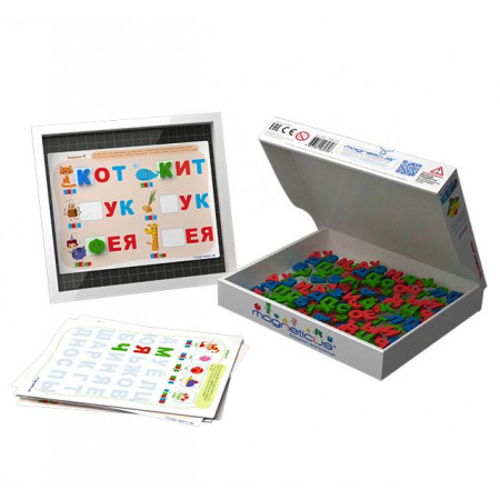 Обучающий набор MAGNETICUS OBU-004 Мягкая азбука Буквы и звуки