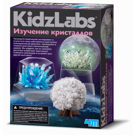 Набор для опытов 4M 00-03917 KidzLabs Изучение Кристаллов, 10+