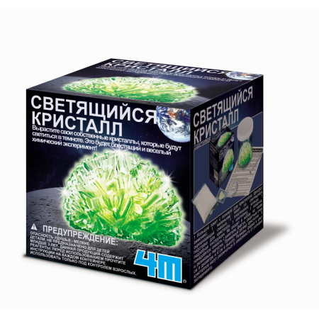 Набор для опытов 4M 00-03918 Светящийся кристалл, 3+