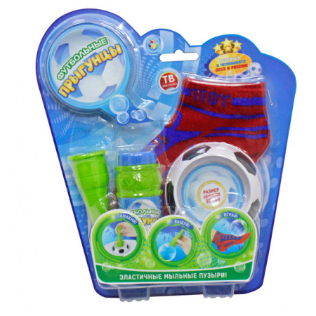 Мыльные пузыри 1TOY Т59342 Футбольные Прыгунцы 30 - 39 Мыльные пузыри 1TOY Т59342 Футбольные Прыгунцы 30 - 39