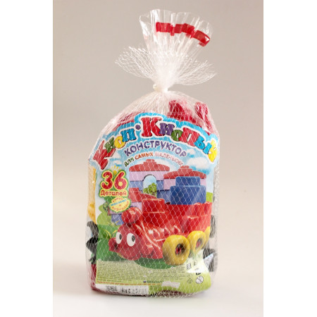 Конструктор БИПЛАНТ 11110 Кноп-Кнопыч 36 деталей