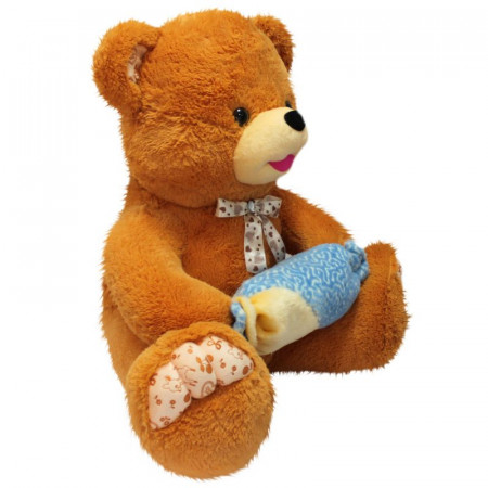 Мягкая игрушка Медведь с конфетой (СБ)И /95 см/, цвет Золото