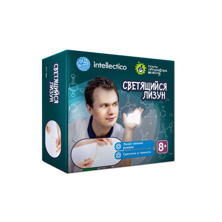 Набор для опытов INTELLECTICO 856 Опыты профессора Николя. Лизуны светящиеся Набор для опытов INTELLECTICO 856 Опыты профессора Николя. Лизуны светящиеся