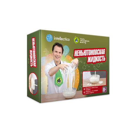 Набор для опытов INTELLECTICO 816 Опыты профессора Николя. Неньютоновская жидкость Набор для опытов INTELLECTICO 816 Опыты профессора Николя. Неньютоновская жидкость