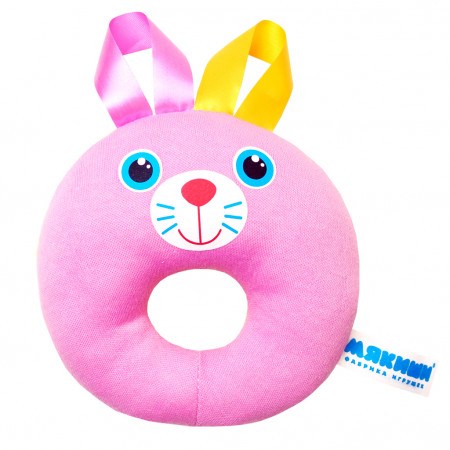 Игрушка МЯКИШИ 310 Зайчик Колечко Игрушка МЯКИШИ 310 Зайчик Колечко