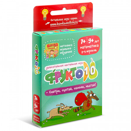 Настольная игра БАНДА УМНИКОВ УМ087 Фрукто 10 Vintage