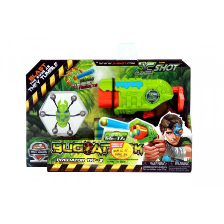 Бластер X-SHOT 4815 Микро Бластер с мишенями "Атака Пауков"