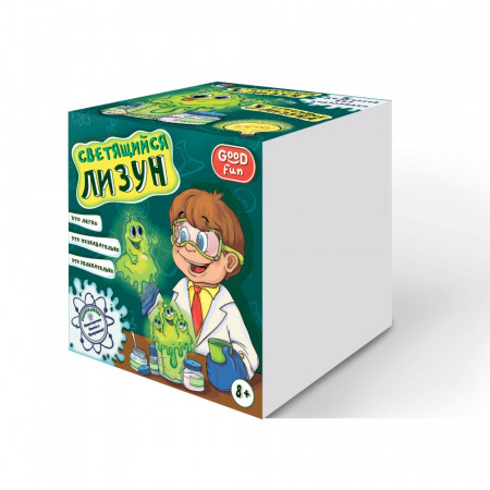 Набор для опытов GOOD FUN GF001L Лизун, светящийся в темноте