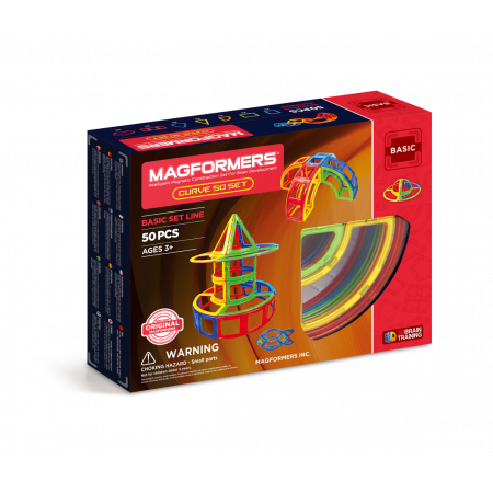 Магнитный конструктор MAGFORMERS 701012 Curve 50 set