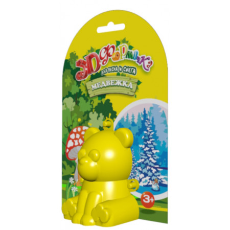 Формочка БИПЛАНТ 16006 3D Медвежка, 3+