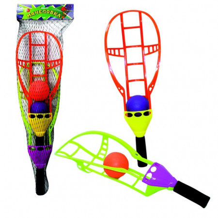 Игровой набор 1TOY Т59922 Мячеловка и 2 шарика, 3+