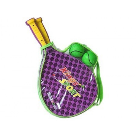 Набор 1TOY Т59923 2 мягкие ракетки и 2 мяча, 3+