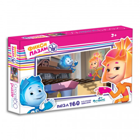 Пазл ORIGAMI 02744 Фиксики Мост 160шт