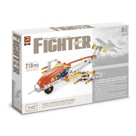 Конструктор ORIGAMI 02786 Истребитель 218 деталей