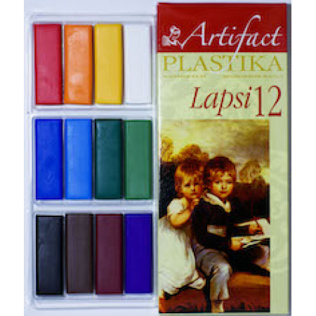 Полимерная глина ARTIFACT 7112-8 LAPSI 12 классических цветов