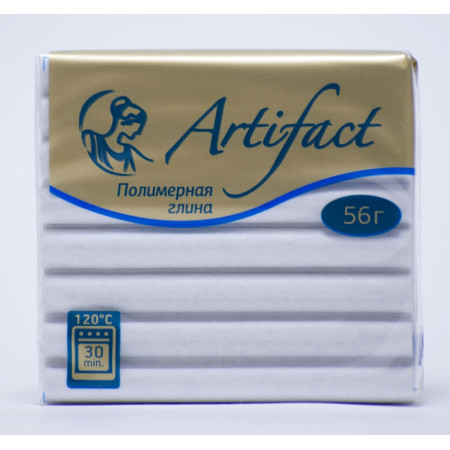 Полимерная глина ARTIFACT G0000 Белый с блестками Полимерная глина ARTIFACT G0000 Белый с блестками
