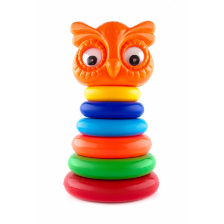 Пирамидка ПЛАСТМАСТЕР 91024 Совенок