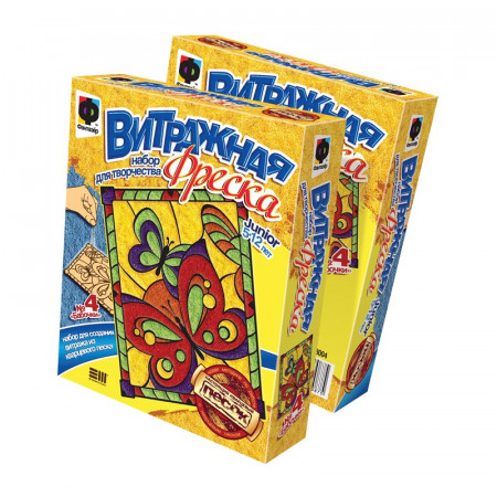 Фреска ФАНТАЗЕР 408004 Бабочки витражная Фреска ФАНТАЗЕР 408004 Бабочки витражная