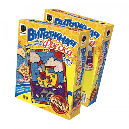 Фреска ФАНТАЗЕР 408005 По морям, по волнам витражная Фреска ФАНТАЗЕР 408005 По морям, по волнам витражная