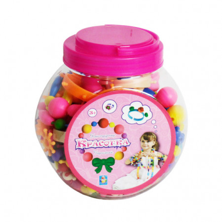 Набор 1TOY Т80585 Конструктор украшений 350 деталей в банке