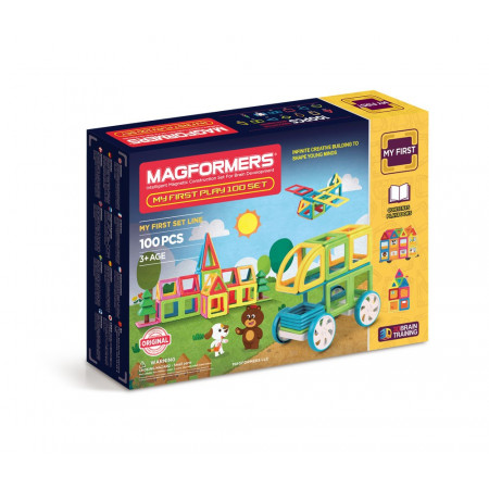 Магнитный конструктор MAGFORMERS 702012 My First Play 100
