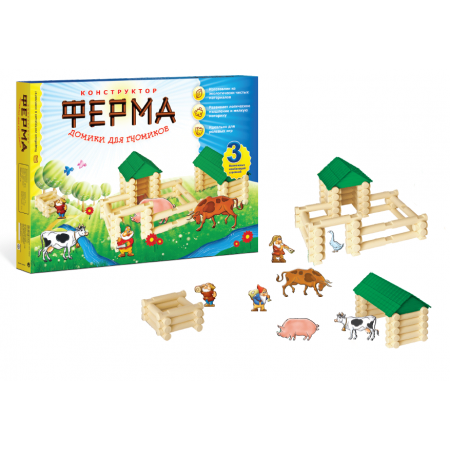 Конструктор ЭРА C-280 Домики для гномиков Тип 4