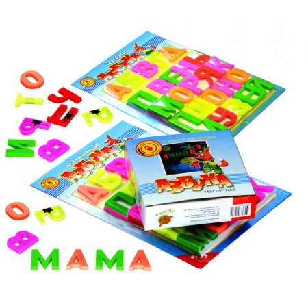 Развивающая игра ЭРА C-56 Магнитная азбука на доске Тип 1