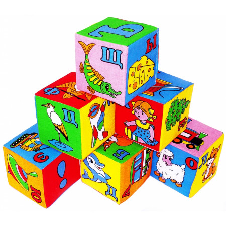 Кубики ДЕЛЬФИН Д-23-10 Азбука