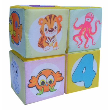 Кубики ДЕЛЬФИН Д-199-13 Фауна Кубики ДЕЛЬФИН Д-199-13 Фауна