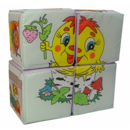 Кубики ДЕЛЬФИН Д-207-13 Колобок