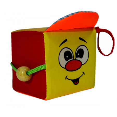 Развивающая игра ДЕЛЬФИН Д-195-13 Куб тактильный