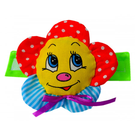 Мягкая игрушка ДЕЛЬФИН Д-159-13-3 Браслет Цветочек