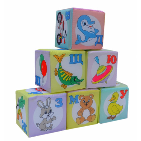 Кубики ДЕЛЬФИН Д-324-15 Азбука