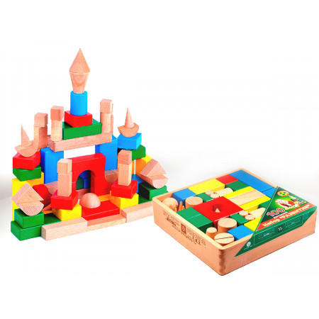 Конструктор ПРЕСТИЖ-ИГРУШКА КЦ2492 Настольный цветной 100 деталей