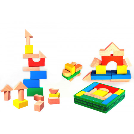 Конструктор ПРЕСТИЖ-ИГРУШКА СЦ1120 Настольный цветной 20 деталей