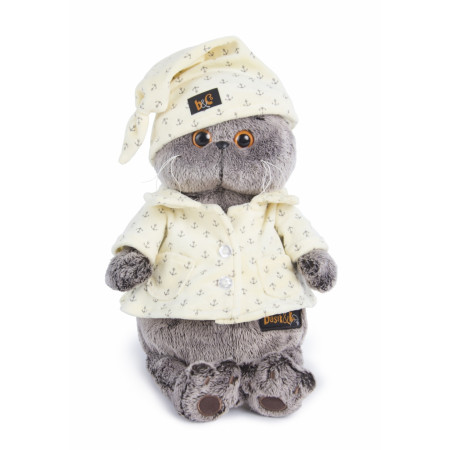 Мягкая игрушка BUDI BASA Ks30-024 Басик в пижаме 30 см