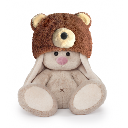 Мягкая игрушка BUDI BASA SidX-180 Зайка Ми в шапке медвежонка (малыш)