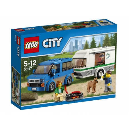Конструктор LEGO 60117 City Фургон и дом на колёсах