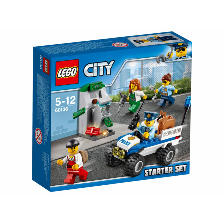 Конструктор LEGO 60136 City Набор для начинающих "Полиция"