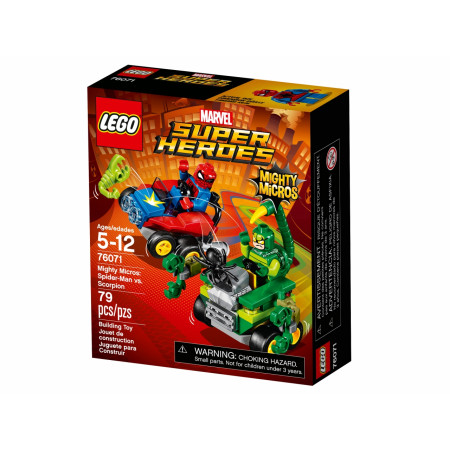 Конструктор LEGO 76071 Super Heroes Mighty Micros: Человек-паук против Скорпиона