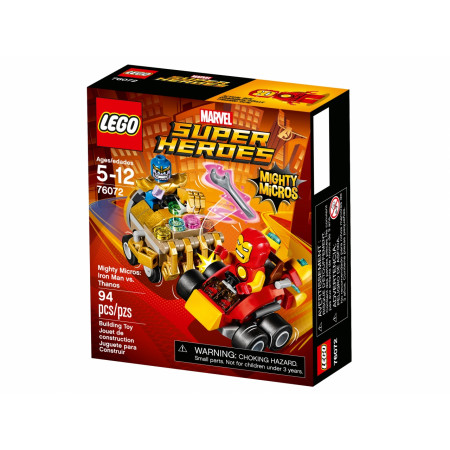 Конструктор LEGO 76072 Super Heroes Mighty Micros: Железный человек против Таноса