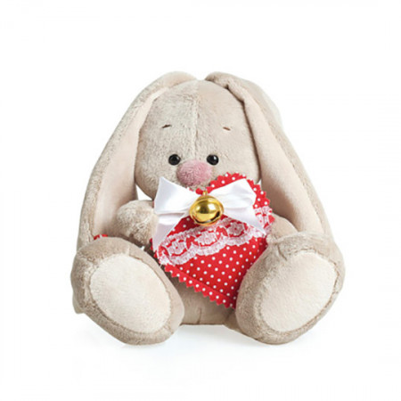 Мягкая игрушка BUDI BASA SidXm-028 Зайка Ми с сердцем и бубенчиком (малыш)