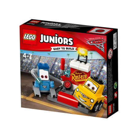Конструктор LEGO 10732 Juniors Пит-стоп Гвидо и Луиджи
