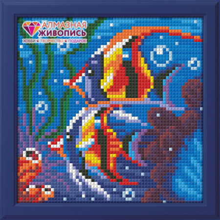 Алмазная мозаика АЛМАЗНАЯ ЖИВОПИСЬ АЖ-1364 Обитатели рифа