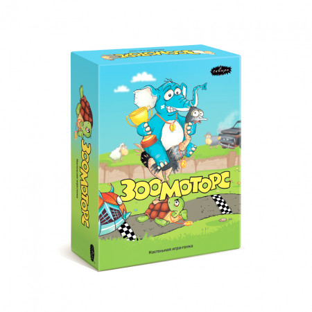 Настольная игра СКВИРЛ ЗУУ004 Зоомоторс
