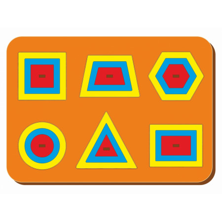 Рамка-вкладыш WOODLAND 081101 Монтессори паутинка 1