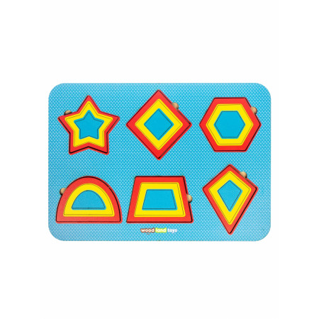 Рамка-вкладыш WOODLAND 081102 Монтессори паутинка 2